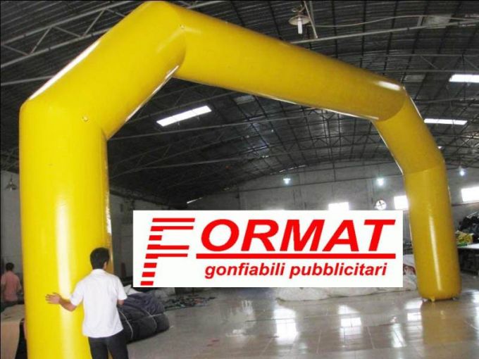 Arco gonfiabile pubblicitario metri 7 x 4,5 x 1