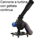 Spara coriandoli professionale a turbina