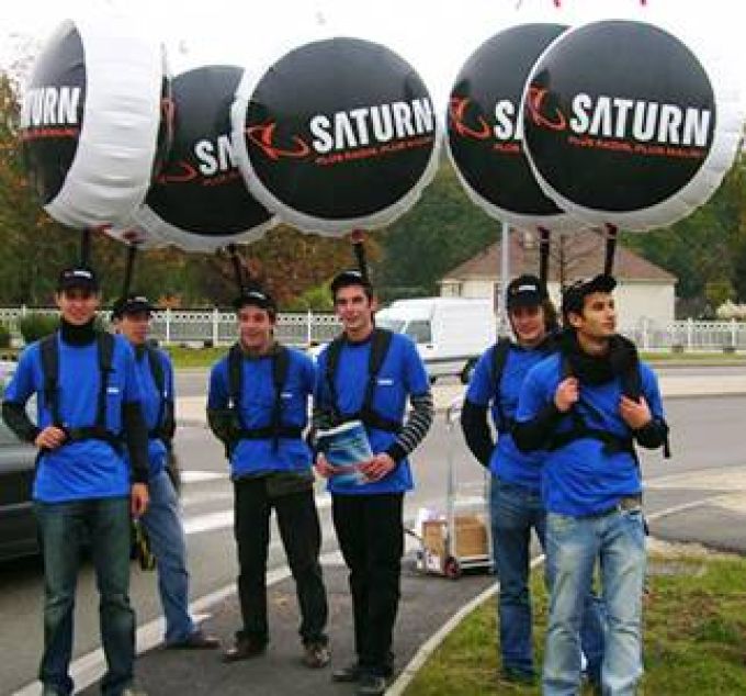 Pallone a zaino forma pneumatico