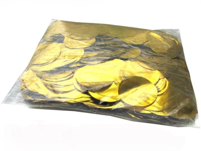 Coriandoli glitter metallizzati di forma rotonda