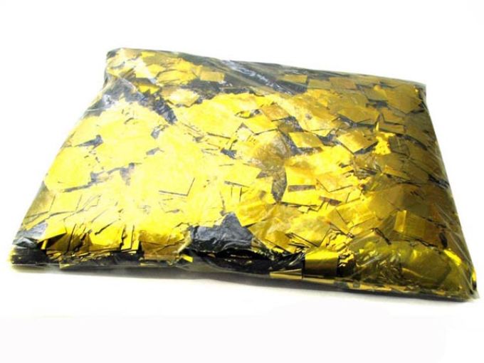 Coriandoli glitter metallizzati di forma rettangolare